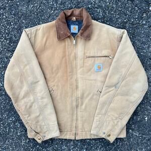 Vintage Y2K brown Carhartt Detroit work wear jacket